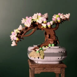 Bonsai Plant Pots Nano Building Set -Kawaii Store kawaiies plushies plush softtoy bonsai plant pots nano building set build it 477734