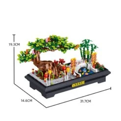 Bonsai Sakura Shrine Scenic Building Nano Sets Collection -Kawaii Store kawaiies plushies plush softtoy bonsai sakura shrine scenic building nano sets collection build it 375199