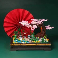 Bonsai Sakura Shrine Scenic Building Nano Sets Collection -Kawaii Store kawaiies plushies plush softtoy bonsai sakura shrine scenic building nano sets collection build it 557966