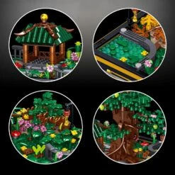 Bonsai Sakura Shrine Scenic Building Nano Sets Collection -Kawaii Store kawaiies plushies plush softtoy bonsai sakura shrine scenic building nano sets collection build it 603993