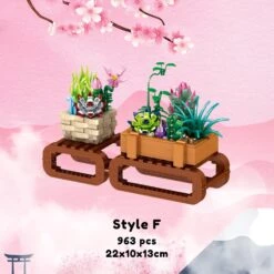 Bonsai Sakura Shrine Scenic Building Nano Sets Collection -Kawaii Store kawaiies plushies plush softtoy bonsai sakura shrine scenic building nano sets collection build it f 541800