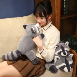 Boomer The Fluffy Raccoon Plushie -Kawaii Store kawaiies plushies plush softtoy boomer the fluffy raccoon plushie soft toy 621175