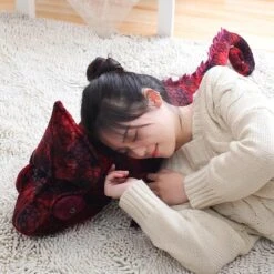 Brown & Red Chameleon Plush 15 Brown & Red Chameleon Plush -Kawaii Store kawaiies plushies plush softtoy brown red chameleon plush soft toy 408887