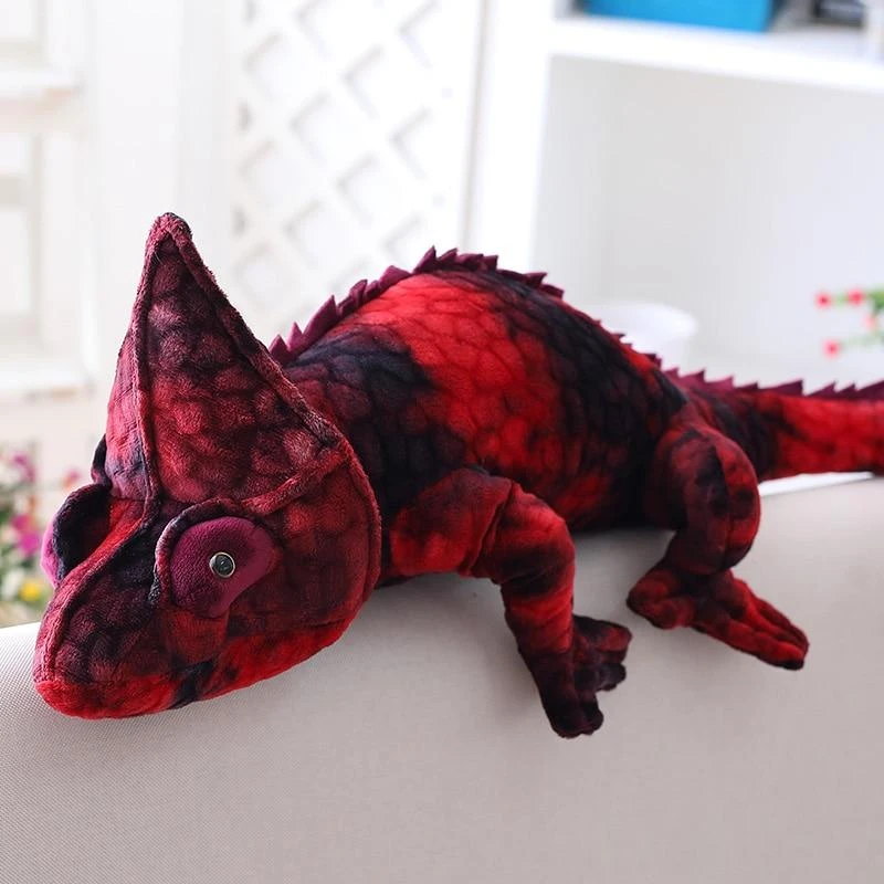 Brown & Red Chameleon Plush 11 Brown & Red Chameleon Plush - Image 9