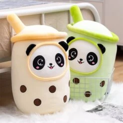 Bubble Tea Panda Family Plushies -Kawaii Store kawaiies plushies plush softtoy bubble tea panda family plushies new soft toy 420371