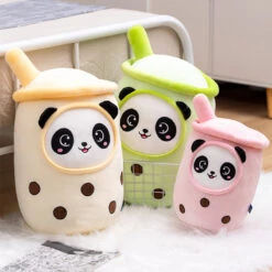 Bubble Tea Panda Family Plushies -Kawaii Store kawaiies plushies plush softtoy bubble tea panda family plushies new soft toy 649634