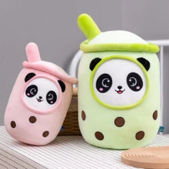 Bubble Tea Panda Family Plushies -Kawaii Store kawaiies plushies plush softtoy bubble tea panda family plushies new soft toy 834375