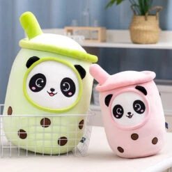 Bubble Tea Panda Family Plushies -Kawaii Store kawaiies plushies plush softtoy bubble tea panda family plushies new soft toy 853569