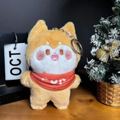 Bulldog Sirius Buddies Plush Matching Keyring -Kawaii Store kawaiies plushies plush softtoy bulldog sirius buddies plush matching keyring soft toy 13cm keyring shi shi 695101