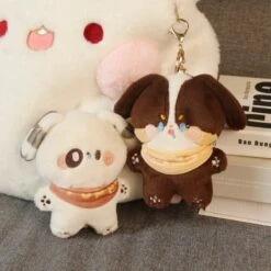 Bulldog Sirius Buddies Plush Matching Keyring -Kawaii Store kawaiies plushies plush softtoy bulldog sirius buddies plush matching keyring soft toy 451625