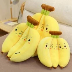 Bunch Of Silly Banana Plushies -Kawaii Store kawaiies plushies plush softtoy bunch of silly banana plushies soft toy 374723