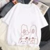 Apparel Bunny Bestie Selfie Cotton Women's Tee -Kawaii Store kawaiies plushies plush softtoy bunny bestie selfie cotton womens tee new tops white s 466049