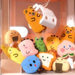 Bunny Ice Cream Blue Pink Cart Mini Claw Machine -Kawaii Store kawaiies plushies plush softtoy bunny ice cream blue pink cart mini claw machine toys 623232