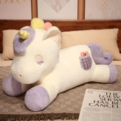 Buttercup And Cloudberry The Fluffy Unicorns -Kawaii Store kawaiies plushies plush softtoy buttercup and cloudberry the fluffy unicorns soft toy white 60cm 247376