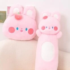 Buttons The Fluffy Pink Bunny Plushie -Kawaii Store kawaiies plushies plush softtoy buttons the fluffy pink bunny plushie new soft toy 215965