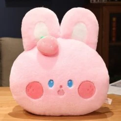 Buttons The Fluffy Pink Bunny Plushie -Kawaii Store kawaiies plushies plush softtoy buttons the fluffy pink bunny plushie new soft toy head 254558