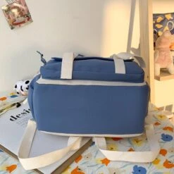 Apparel Canvas Kekemi Bear Friends Backpack -Kawaii Store kawaiies plushies plush softtoy canvas kekemi bear friends backpack with cow keychain new bags 648968