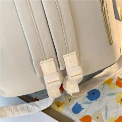 Apparel Canvas Kekemi Bear Friends Backpack -Kawaii Store kawaiies plushies plush softtoy canvas kekemi bear friends backpack with cow keychain new bags 694185