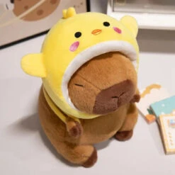 Capybara Animal Cosplay Hat Plushies -Kawaii Store kawaiies plushies plush softtoy capybara animal cosplay hat plushies soft toy chicken 20cm 313209