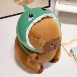 Capybara Animal Cosplay Hat Plushies -Kawaii Store kawaiies plushies plush softtoy capybara animal cosplay hat plushies soft toy dinosaur 20cm 813833
