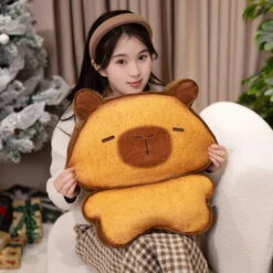 Capybara Bread Cookie Toasted Plushies -Kawaii Store kawaiies plushies plush softtoy capybara bread cookie toasted plushies soft toy 420828