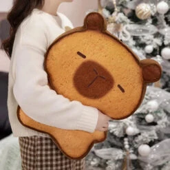 Capybara Bread Cookie Toasted Plushies -Kawaii Store kawaiies plushies plush softtoy capybara bread cookie toasted plushies soft toy 465300