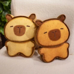 Capybara Bread Cookie Toasted Plushies -Kawaii Store kawaiies plushies plush softtoy capybara bread cookie toasted plushies soft toy 774679