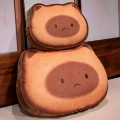 Capybara & Cat Toastie Bread Cookie Plushies -Kawaii Store kawaiies plushies plush softtoy capybara cat toastie bread cookie plushies soft toy 122172