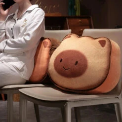 Capybara & Cat Toastie Bread Cookie Plushies -Kawaii Store kawaiies plushies plush softtoy capybara cat toastie bread cookie plushies soft toy 431228