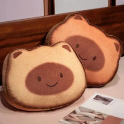 Capybara & Cat Toastie Bread Cookie Plushies -Kawaii Store kawaiies plushies plush softtoy capybara cat toastie bread cookie plushies soft toy 871600