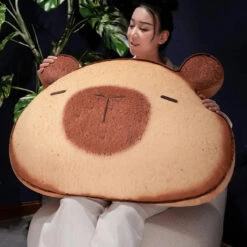 Capybara & Cat Toastie Bread Cookie Plushies