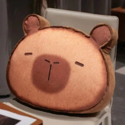 Capybara & Cat Toastie Bread Cookie Plushies -Kawaii Store kawaiies plushies plush softtoy capybara cat toastie bread cookie plushies soft toy capybara dark 40x50cm 252797