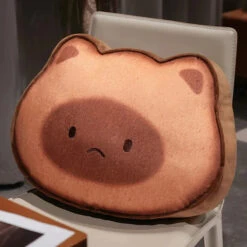 Capybara & Cat Toastie Bread Cookie Plushies -Kawaii Store kawaiies plushies plush softtoy capybara cat toastie bread cookie plushies soft toy cat sad dark 40x50cm 901267