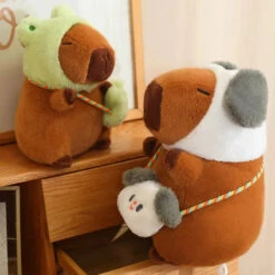 Capybara Frog Besties Costume Plush -Kawaii Store kawaiies plushies plush softtoy capybara frog besties costume plush soft toy 369259