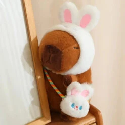 Capybara Frog Besties Costume Plush -Kawaii Store kawaiies plushies plush softtoy capybara frog besties costume plush soft toy 558725