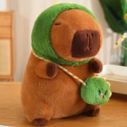 Capybara Frog Besties Costume Plush -Kawaii Store kawaiies plushies plush softtoy capybara frog besties costume plush soft toy dinosaur 10in 25cm 548767