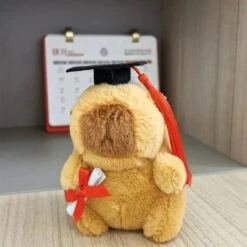Capybara Graduation Plushies -Kawaii Store kawaiies plushies plush softtoy capybara graduation plushies soft toy 607959
