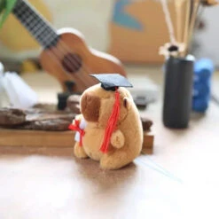 Capybara Graduation Plushies -Kawaii Store kawaiies plushies plush softtoy capybara graduation plushies soft toy 663303