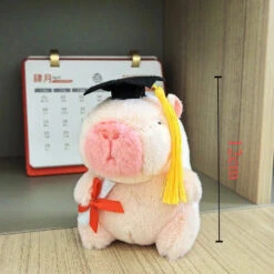 Capybara Graduation Plushies -Kawaii Store kawaiies plushies plush softtoy capybara graduation plushies soft toy pink pendant 291066