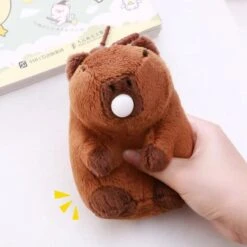 Capybara Keychain Pendant Plush -Kawaii Store kawaiies plushies plush softtoy capybara keychain pendant plush soft toy 163983