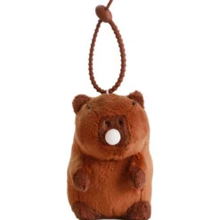 Capybara Keychain Pendant Plush -Kawaii Store kawaiies plushies plush softtoy capybara keychain pendant plush soft toy 200484