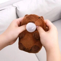 Capybara Keychain Pendant Plush -Kawaii Store kawaiies plushies plush softtoy capybara keychain pendant plush soft toy 220771