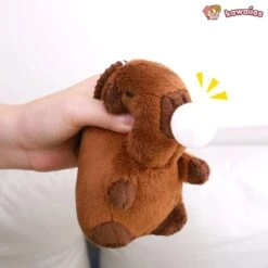 Capybara Keychain Pendant Plush -Kawaii Store kawaiies plushies plush softtoy capybara keychain pendant plush soft toy 503536