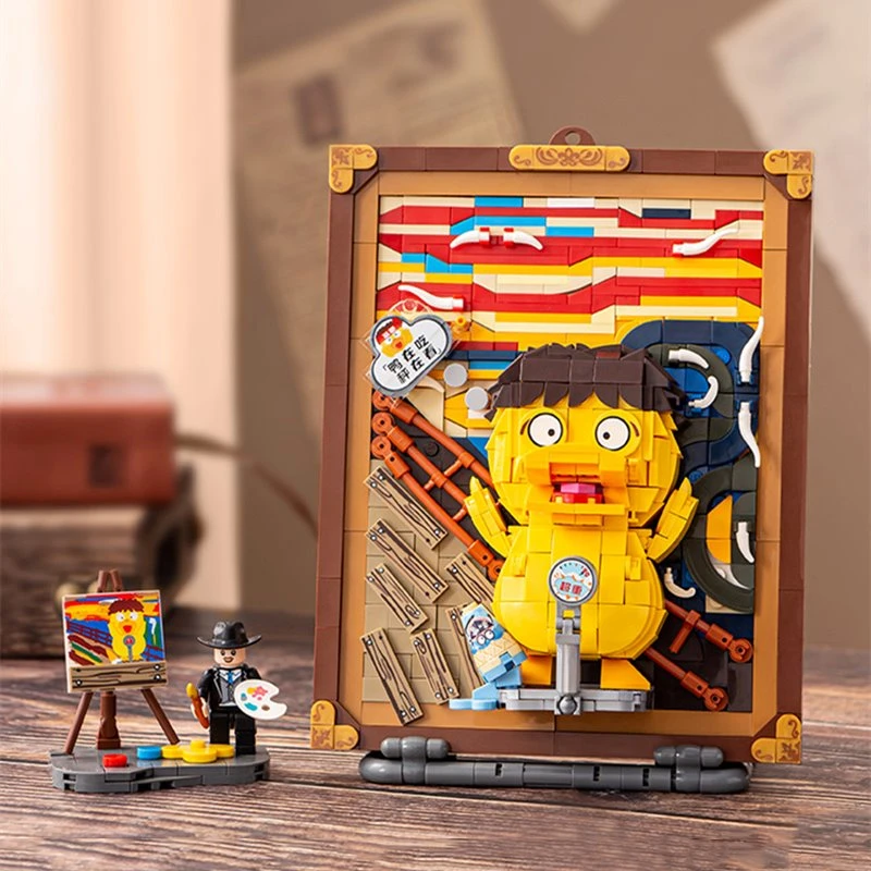 Caricature Famous Paintings Micro Building Blocks 5 Caricature Famous Paintings Micro Building Blocks - Image 3
