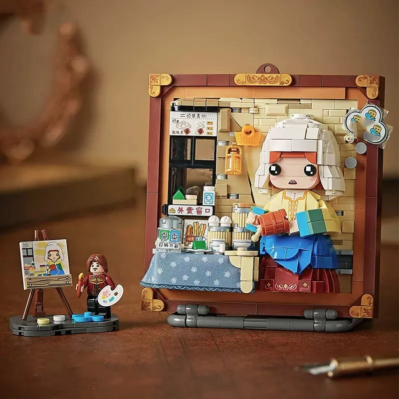 Caricature Famous Paintings Micro Building Blocks 9 Caricature Famous Paintings Micro Building Blocks - Image 7