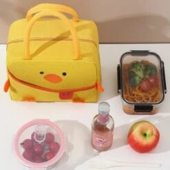 Cartoon Animal Cat Dog Duck Lunch Bag -Kawaii Store kawaiies plushies plush softtoy cartoon animal cat dog duck lunch bag new bag 107341