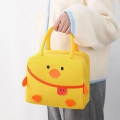 Cartoon Animal Cat Dog Duck Lunch Bag -Kawaii Store kawaiies plushies plush softtoy cartoon animal cat dog duck lunch bag new bag 280371