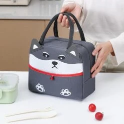 Cartoon Animal Cat Dog Duck Lunch Bag -Kawaii Store kawaiies plushies plush softtoy cartoon animal cat dog duck lunch bag new bag 551767