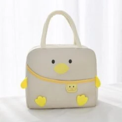 Cartoon Animal Cat Dog Duck Lunch Bag -Kawaii Store kawaiies plushies plush softtoy cartoon animal cat dog duck lunch bag new bag duck beige 750211