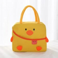 Cartoon Animal Cat Dog Duck Lunch Bag -Kawaii Store kawaiies plushies plush softtoy cartoon animal cat dog duck lunch bag new bag duck yellow 214753